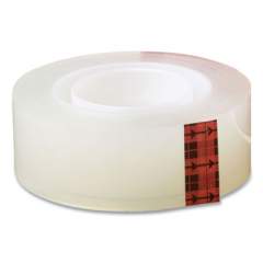 Scotch Transparent Tape, 1" Core, 0.5" x 36 yds, Crystal Clear, 2/Pack (600H2)