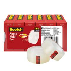 Scotch Super-Hold Tape Refill, 1" Core, 0.75" x 27.77 yds, Crystal Clear, 10 Rolls/Pack (24364767)