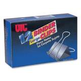 Officemate Binder Clips, Large, Black, 12/Box (79685)