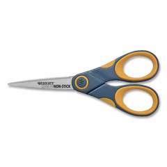 Westcott Titanium Bonded Scissors, 5" Long, Gray/Orange Straight Handle (791185)
