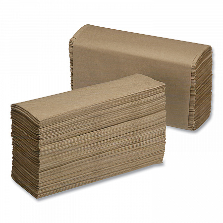 8540002910389, SKILCRAFT Multi-Fold Paper Towel, 1-Ply, 9.25 x 3, Natural, 250/Pack, 16 Packs/Box (2910389)