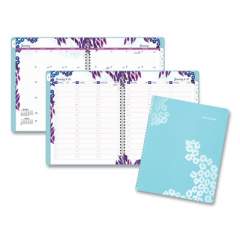 AT-A-GLANCE Wild Washes Weekly/Monthly Planner, Wild Washes Flora/Fauna Artwork, 11 x 8.5, Blue Cover, 13-Month (Jan-Jan): 2022-2023 (523905)