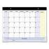 AT-A-GLANCE QuickNotes Desk Pad, 22 x 17, White/Blue/Yellow Sheets, Black Binding, Clear Corners, 13-Month (Jan to Jan): 2022 to 2023 (SK70000)