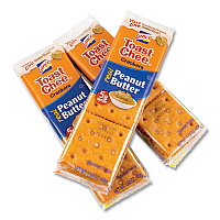 Toast Chee Peanut Butter Cracker Sandwiches, 1.52 oz Pack, 40 Packs/Box (22000542)