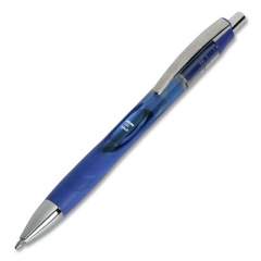 AbilityOne 7520016849425 SKILCRAFT VISTA Gel Pen, Retractable, Bold 1 mm, Blue Ink, Translucent Barrel, Dozen