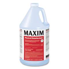 Maxim Neutral Disinfectant, Lemon Scent, 1 gal Bottle, 4/Carton (04020041)