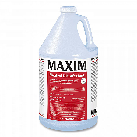 Neutral Disinfectant, Lemon Scent, 1 gal Bottle, 4/Carton (04020041)