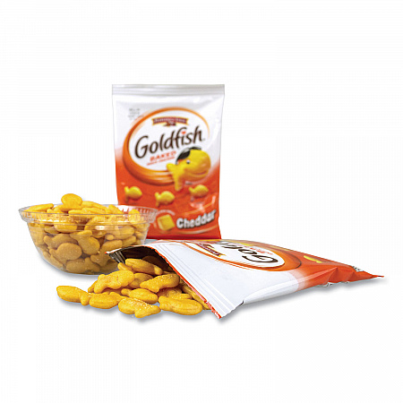 Goldfish Crackers, Cheddar, 1.5 oz Bag, 30 Bags/Box (22000493)