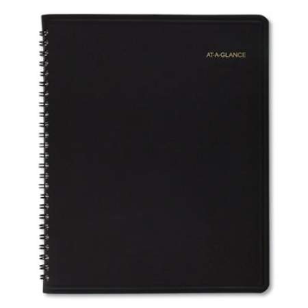 AT-A-GLANCE Monthly Planner in Business Week Format, 10 x 8, Black Cover, 12-Month (Jan to Dec): 2022 (7013005)