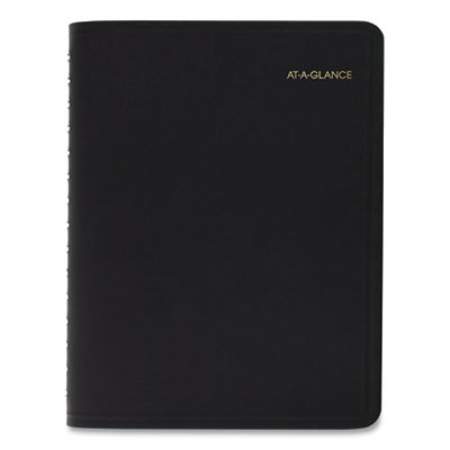 AT-A-GLANCE Four-Person Group Daily Appointment Book, 11 x 8, Black Cover, 12-Month (Jan to Dec): 2022 (7082205)