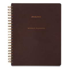 AT-A-GLANCE Signature Collection Distressed Brown Weekly Monthly Planner, 11 x 8.5, Brown Cover, 13-Month (Jan to Jan): 2022 to 2023 (YP90509)