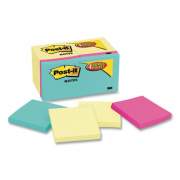 Post-it Notes Original Pads Value Pack, 3 x 3, Canary Yellow/Cape Town, 100-Sheet, 18 Pads (654144B)