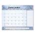 AT-A-GLANCE Slate Blue Desk Pad, 22 x 17, White Sheets, Clear Corners, 12-Month (Jan to Dec): 2022 (89701)