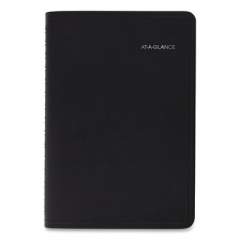 AT-A-GLANCE QuickNotes Daily/Monthly Appointment Book, 8.5 x 5.5, Black Cover, 12-Month (Jan to Dec): 2022 (760405)