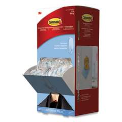 Command Clear Hooks and Strips, Plastic, Medium, 50 Hooks with 50 Adhesive Strips per Carton (17091CLRCABP)