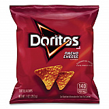 Nacho Cheese Tortilla Chips, 1 oz Snack Bag, 50/Carton (22000475)