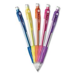 BIC Velocity Original Mechanical Pencil, 0.7 mm, HB (#2), Black Lead, Assorted Barrel Colors, 5/Pack (41192)