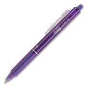 Pilot FriXion Clicker Erasable Gel Pen, Retractable, Fine 0.7 mm, Purple Ink, Purple Barrel, Dozen (31455)