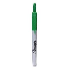 Sharpie Fine Tip Permanent Marker, Fine Bullet Tip, Green, Dozen (2132823)