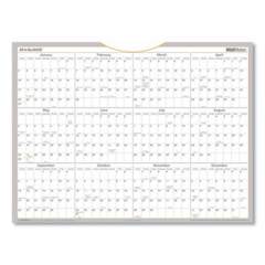 AT-A-GLANCE WallMates Self-Adhesive Dry Erase Yearly Planning Surfaces, 24 x 18, White/Gray/Orange Sheets, 12-Month (Jan to Dec): 2022 (AW506028)
