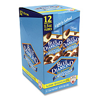 Low Sodium Lightly Salted Almonds, 1.5 oz Tube, 12 Tubes/Carton (22000736)