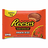 Snack Size Peanut Butter Cups, Jumbo Bag, 19.5 oz Bag (24600012)