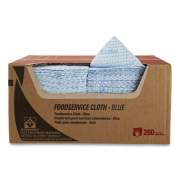 WypAll Foodservice Cloths, 12.5 x 23.5, Blue, 200/Carton (51636)