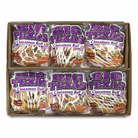 Big Texas Cinnamon Roll, 4 oz Box, 12/Carton (90000135)