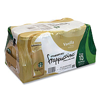 Frappuccino Coffee, Vanilla, 9.5 oz Bottle, 15/Carton (90000050)