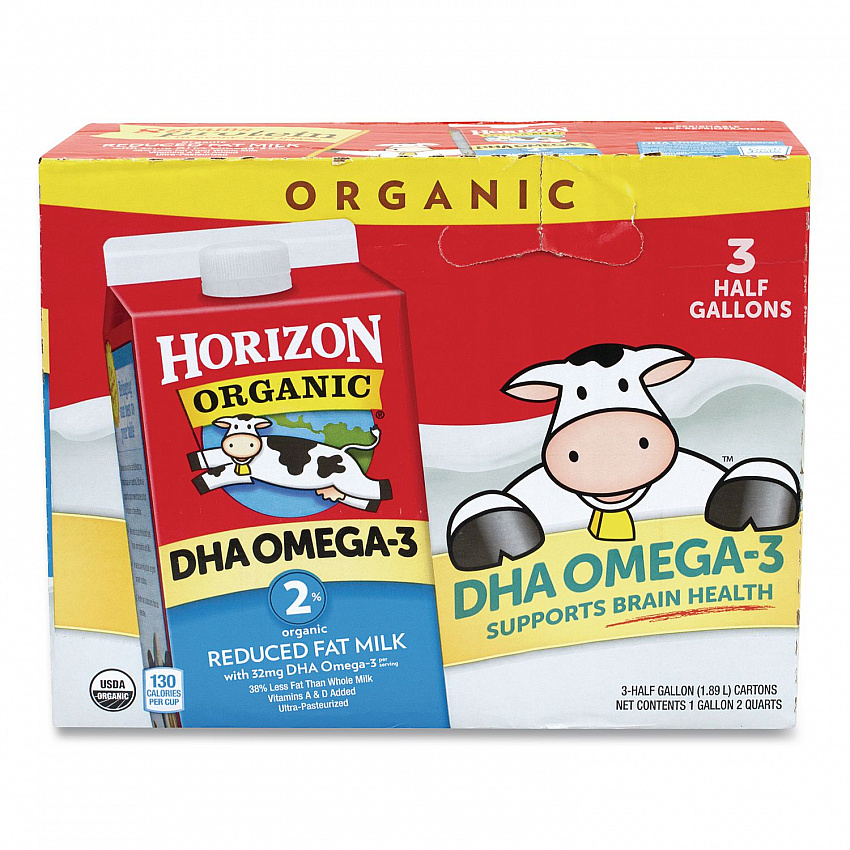 Organic 2% Milk, 64 oz Carton, 3/Carton (90200055)
