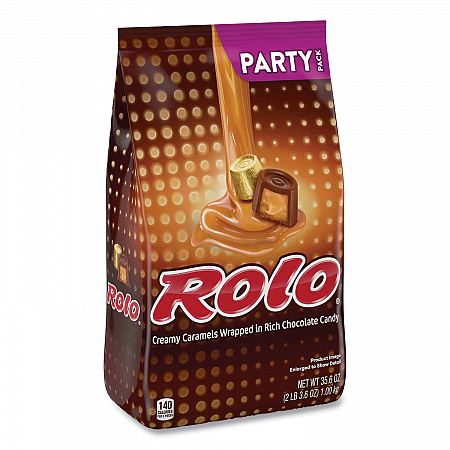 Party Pack Creamy Caramels Wrapped in Rich Chocolate Candy, 35.6 oz Bag (24600406)
