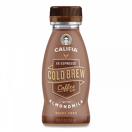 Cold Brew Coffee with Almond Milk, XX Espresso, 10.5 oz Bottle, 8/Pack (90200447)