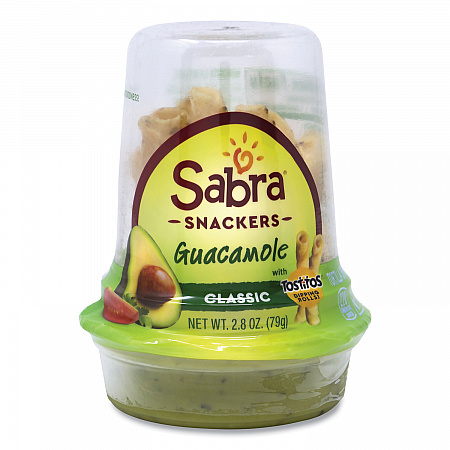 Grab and Go Guacamole with Tostitos Tortilla Chips, 2.8 oz Cup, 6 Cups/Pack (90200453)