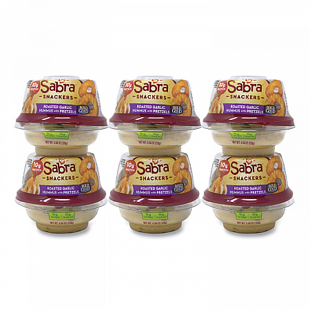 Classic Hummus with Pretzel, 4.56 oz Cup, 6 Cups/Pack (90200452)