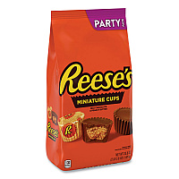 Peanut Butter Cups Miniatures Party Pack, Milk Chocolate, 35.6 oz Bag (24600412)