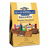 Premuim Assorted Dark and Milk Chocolate Squares, 15.77 oz Bag (30001036)