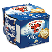 Creamy Swiss Wedge, 6 oz Tub, 3 Tubs/Pack (90200065)