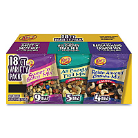 Trail Mix Variety Pack, Assorted Flavors, 18 Packets/Carton (28800004)