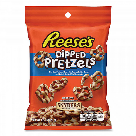 Dipped Pretzels, 4.25 oz Bag, 4/Carton (24600288)
