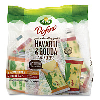 Havarti and Gouda Cheese Snack Bars, 0.75 oz Bars, 24 Bars/Carton (90200032)