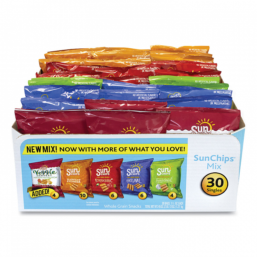 Variety Mix, Assorted Flavors, 1.5 oz Bags, 30 Bags/Carton (29500009)