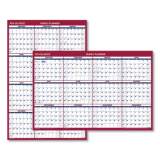 AT-A-GLANCE Erasable Vertical/Horizontal Wall Planner, 32 x 48, White/Blue/Red Sheets, 12-Month (Jan to Dec): 2022 (PM32628)
