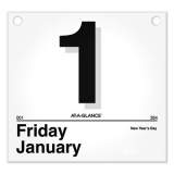 AT-A-GLANCE "Today Is" Daily Wall Calendar Refill, 8.5 x 8, White Sheets, 12-Month (Jan to Dec): 2022 (K450)