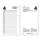 AT-A-GLANCE Desk Calendar Refill with Tabs, 3.5 x 6, White Sheets, 2022 (E717T50)