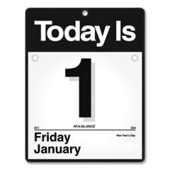 AT-A-GLANCE "Today Is" Wall Calendar, 9.5 x 12, White Sheets, 12-Month (Jan to Dec): 2022 (K400)