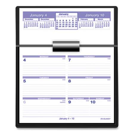 AT-A-GLANCE Flip-A-Week Desk Calendar and Base, 7 x 5.5, White Sheets, 2022 (SW700X00)
