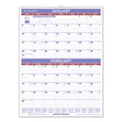AT-A-GLANCE Two-Month Wall Calendar, 22 x 29, White/Blue/Red Sheets, 12-Month (Jan to Dec): 2022 (PM928)