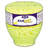 3M EARsoft Neon Tapered Earplug Refill, Cordless, Yellow, 500/Box (3911004)