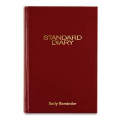 AT-A-GLANCE Standard Diary Daily Reminder Book, 2022 Edition, Medium/College Rule, Red Cover, 8.25 x 5.75, 201 Sheets (SD38913)