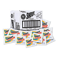 Wipe and Go Instant Stain Remover, 4.7 x 5.9, Unscented, White, 80 Packets/Carton (686661)